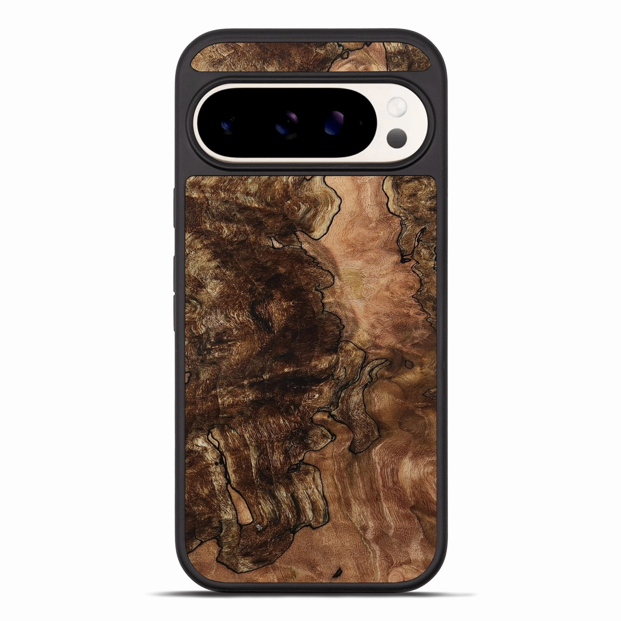Pixel 10 Pro Xl Wood Phone Case - Stefan (Wood Burl, 781874) Case Friendly Glass Grip Friendly