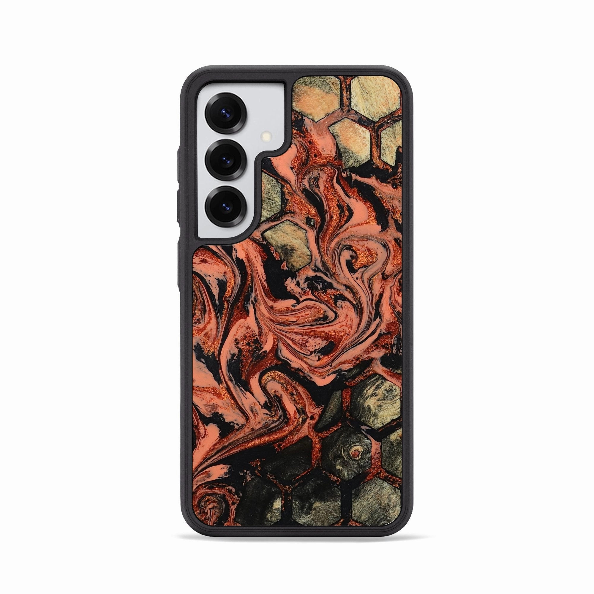 Scratch Protection Galaxy S25 Wood Phone Case - Kamora (Pattern, 781715)