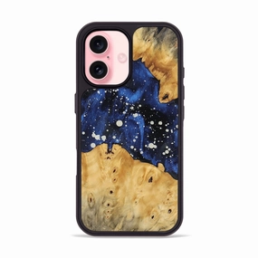 Scratch Proof Anti Finger Oil Iphone 16 Wood Phone Case - Teo (Cosmos, 778714)