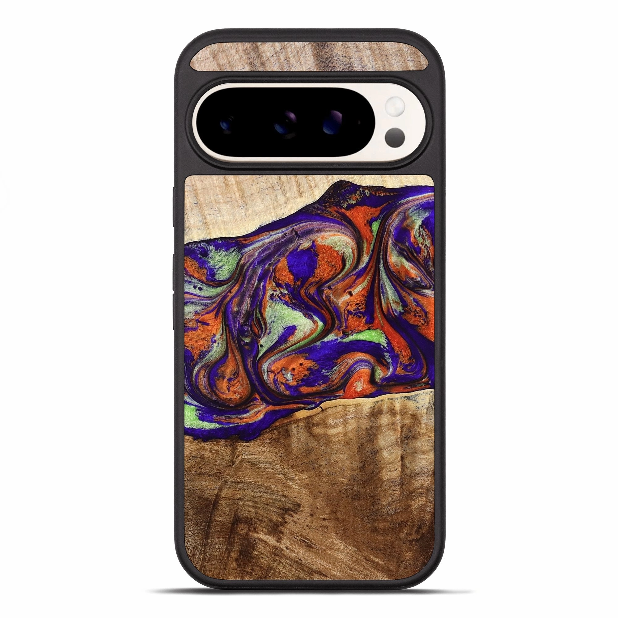 Impact Protection Pixel 10 Pro Xl Wood Phone Case - Jaliyah (Purple, 778806)