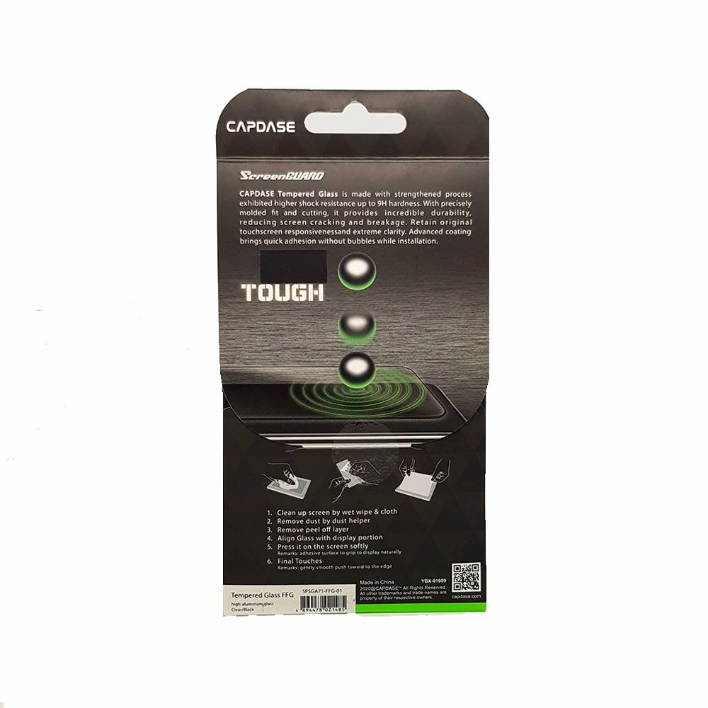 Capdase High Aluminum Tempered Glass Samsung Device Anti Scratch Coating Edge to Edge Protection