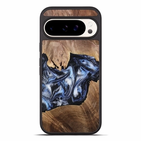 Scratch Resistant Glass Pixel 10 Pro Xl Wood Phone Case - Kelly (Blue, 765358)