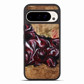 Pixel 10 Pro Xl Wood Phone Case - Alva (Red, 776242) Drop Protection Smooth Touch
