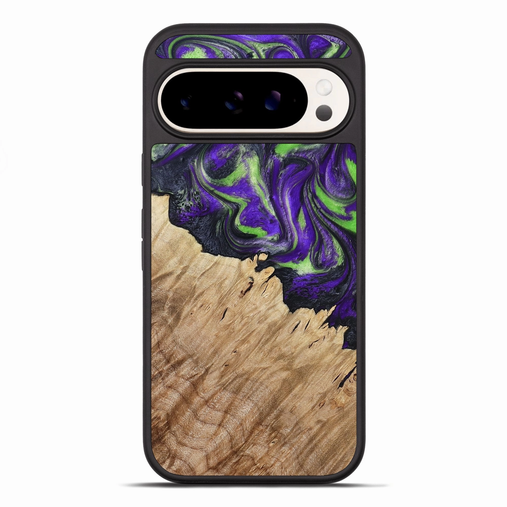 Impact Protection Pixel 10 Pro Xl Wood Phone Case - Jimena (Purple, 780722)