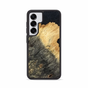 Shock Guard Shockproof Galaxy S25 Wood Phone Case - Denisha (Wood Burl, 781870)