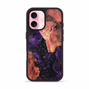 Edge Protection Anti Blue Light Iphone 16 Wood Phone Case - Kaia (Cosmos, 781944)