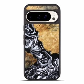 Pixel 10 Pro Xl Wood Phone Case - Dani (Black & White, 770070) Anti Oil Film