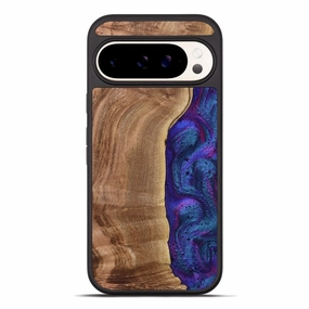 Pixel 10 Pro Xl Wood Phone Case - Earl (Purple, 759742) Shock Guard Anti Finger Smudge Film