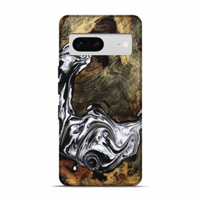 Pixel 7 Wood Live Edge Phone Case - Luke (Black & White, 772929) Shock Guard