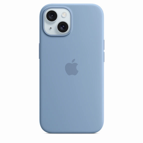 Silicone Case - Winter Blue (Iphone 15) Protective Layer Water Resistant
