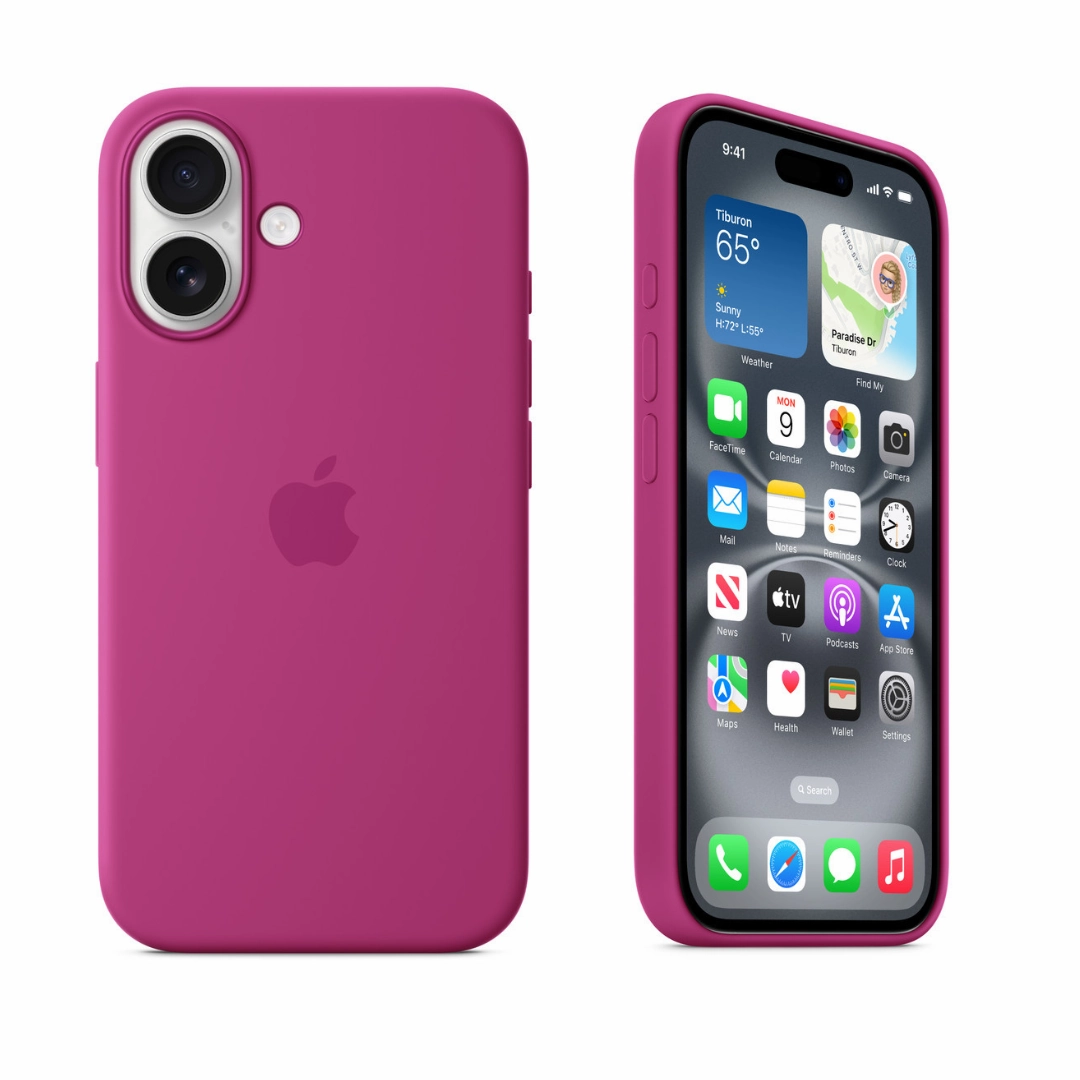 Fingerprint Free Silicone Cases - Black - Iphone 16 Series