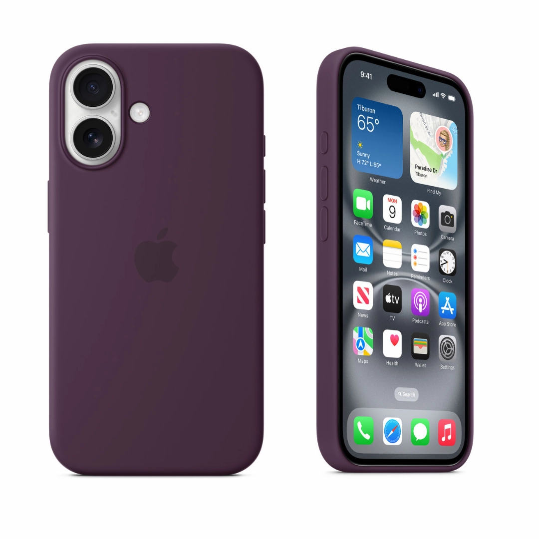 Silicone Cases - Plum - Iphone 16 Series Grip Friendly
