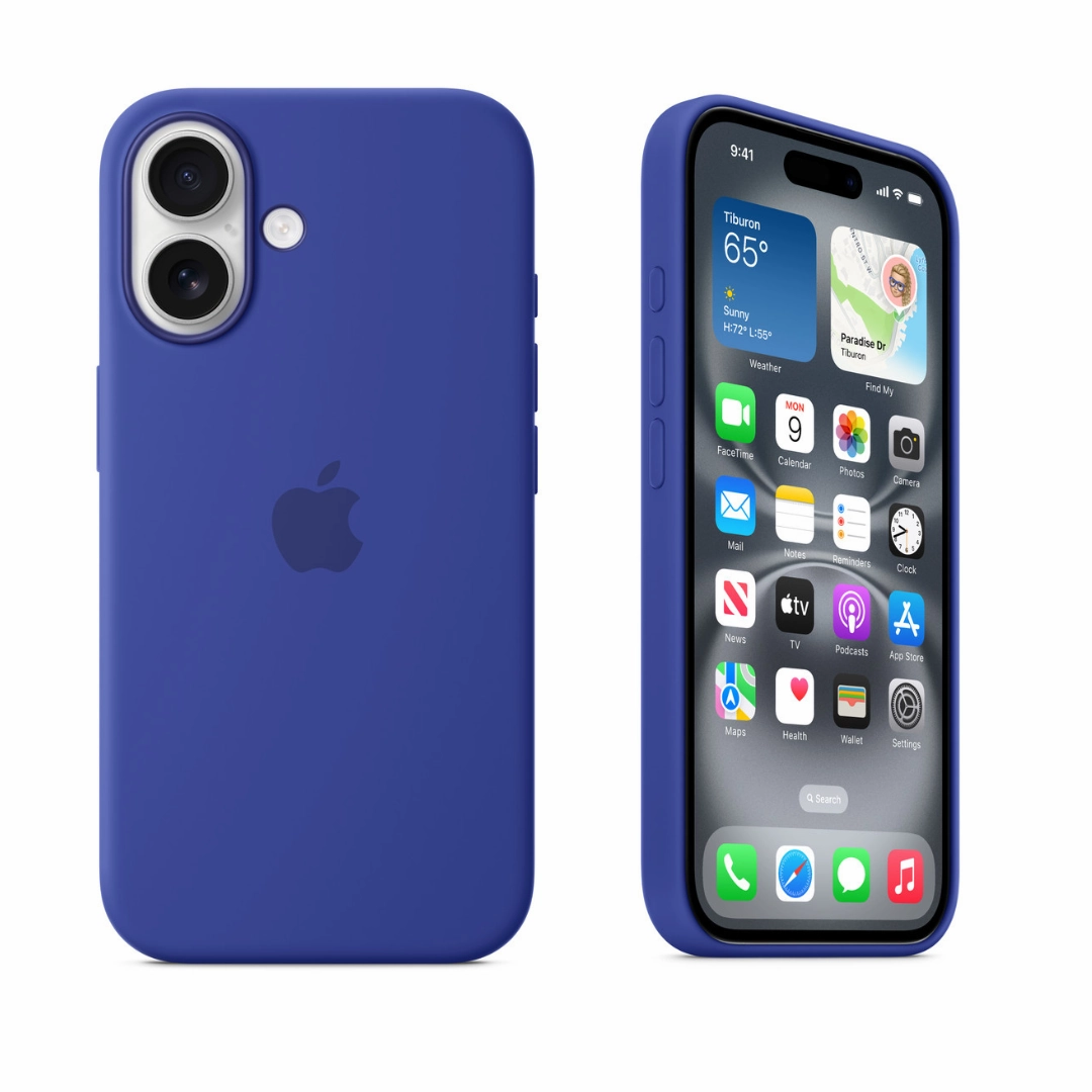 Anti Fingerprint Coating Silicone Cases - Plum - Iphone 16 Series