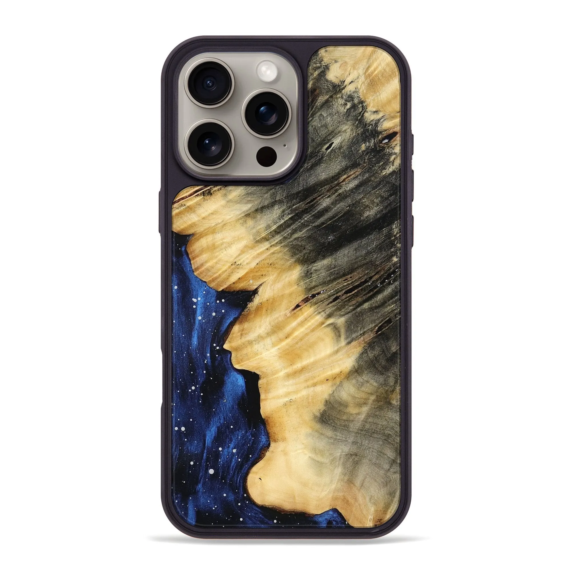 Anti Yellowing Anti Finger Mark Iphone 16 Pro Max Wood Phone Case - Shasta (Cosmos, 776470)
