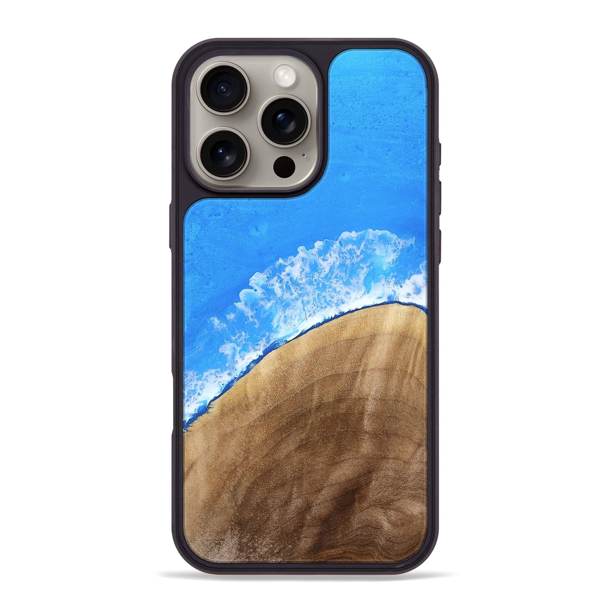 Anti Finger Stain Iphone 16 Pro Max Wood Phone Case - Idella (Coastal, 779844)