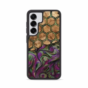 HD Clarity Tempered Screen Protector Galaxy S25 Wood Phone Case - Amalia (Pattern, 775515)