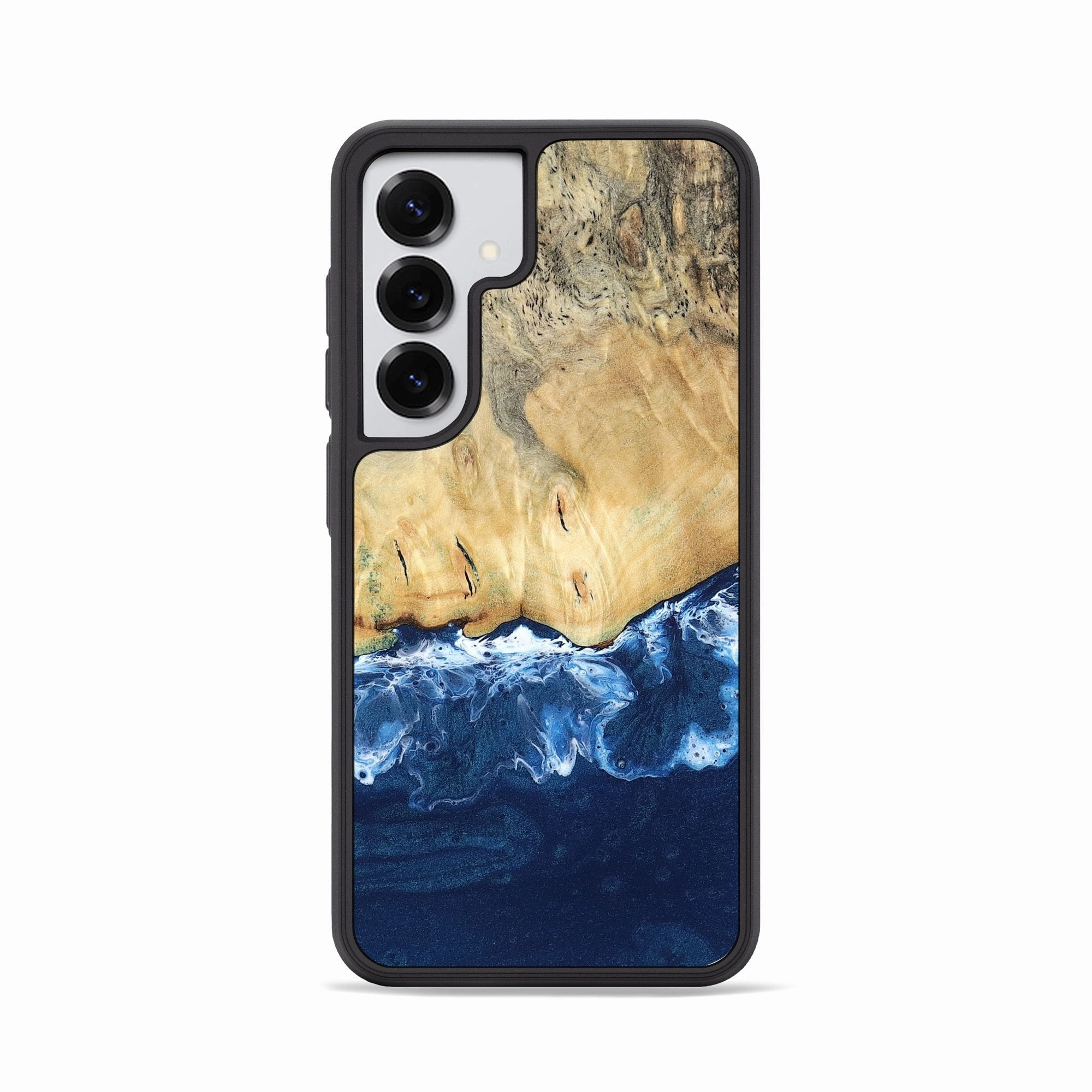 Anti Finger Smudge Smooth Touch Galaxy S25 Wood Phone Case - Deidra (Coastal, 778384)