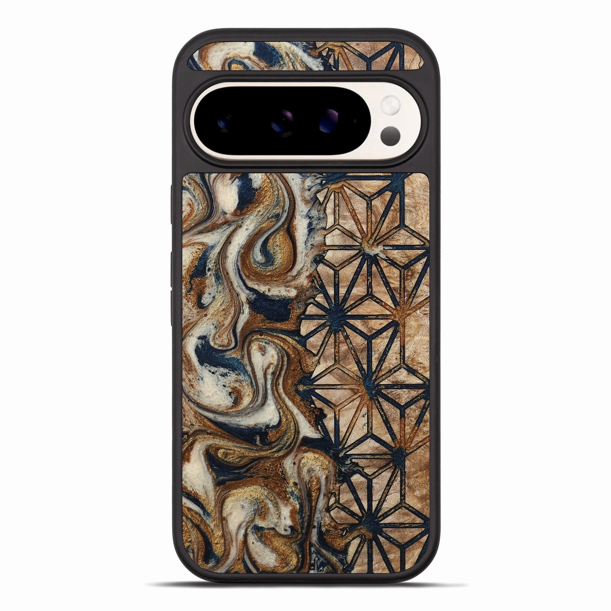 Pixel 10 Pro Xl Wood Phone Case - Billye (Pattern, 781050) Edge Protection Fingerprint Shield