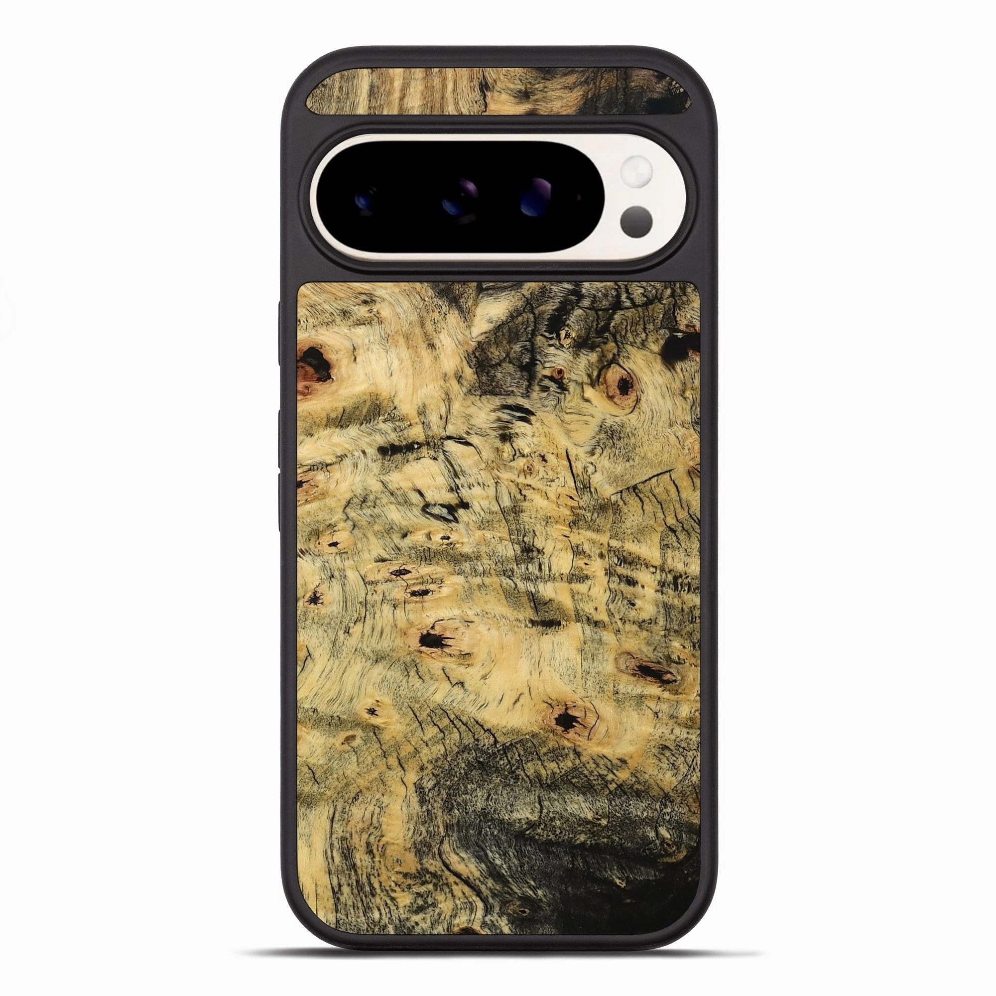 Ultra Slim Protector Fingerprint Repellent Pixel 10 Pro Xl Wood Phone Case - Jacalyn (Wood Burl, 778393)
