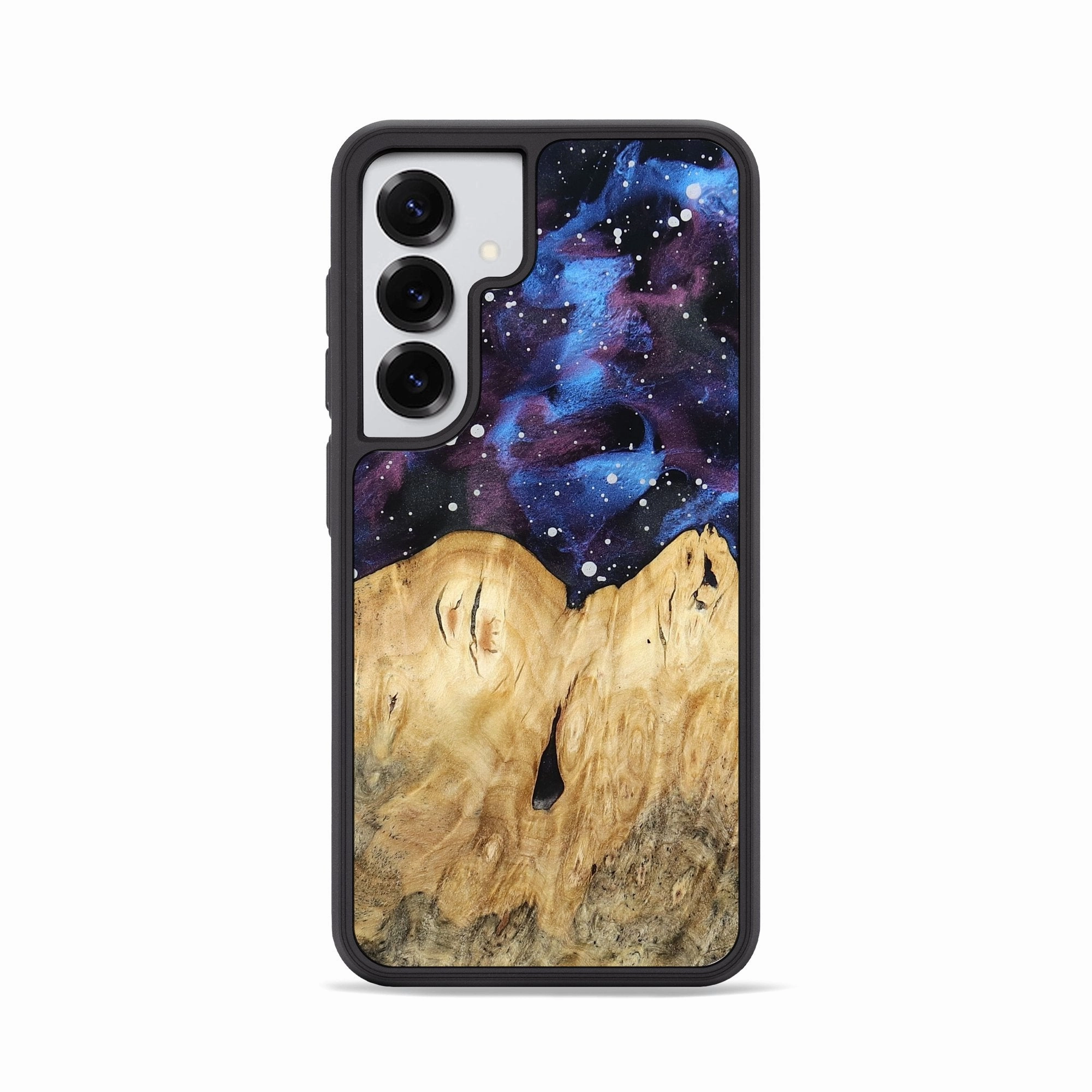 Scratch Proof Anti Finger Smudge Galaxy S25 Wood Phone Case - Vena (Cosmos, 778912)