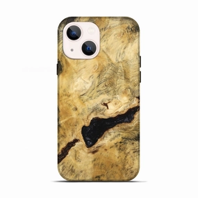 Scratch Resistant Glass Iphone 13 Wood Live Edge Phone Case - Albina (Wood Burl, 773722)