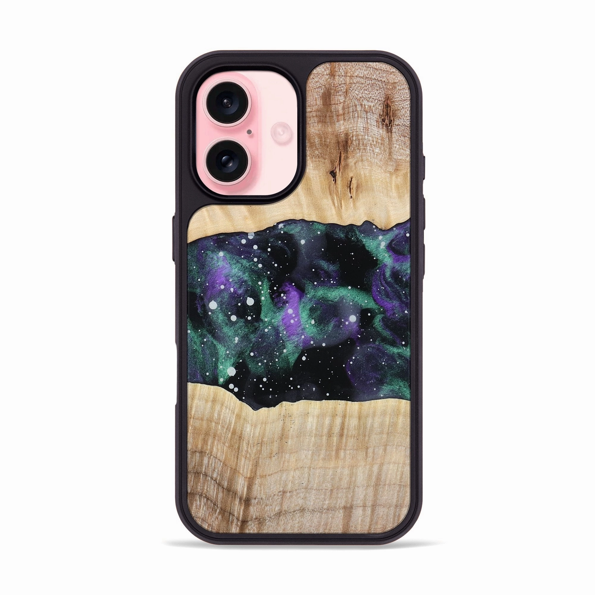 Anti Reflection Dustproof Cover Iphone 16 Wood Phone Case - Kareem (Cosmos, 779967)