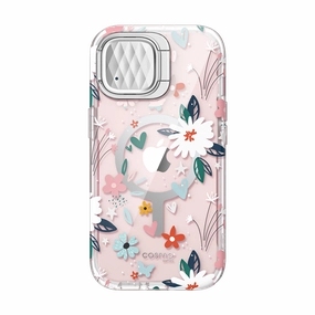 Iphone 14 Cosmo Mag Case - Flower Shock Absorbing