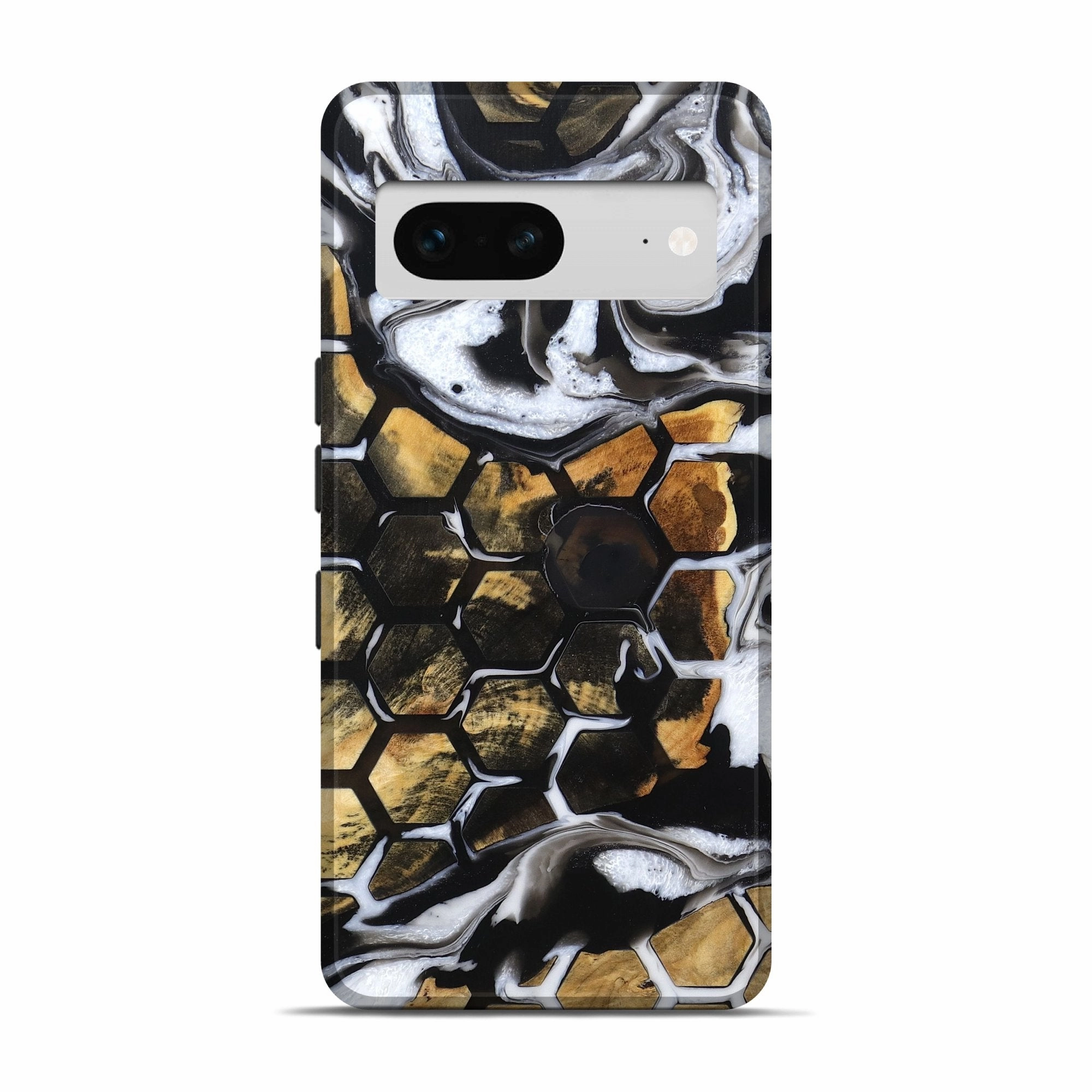 Shock Absorption Pixel 7 Wood Live Edge Phone Case - Lyndsey (Pattern, 781991)