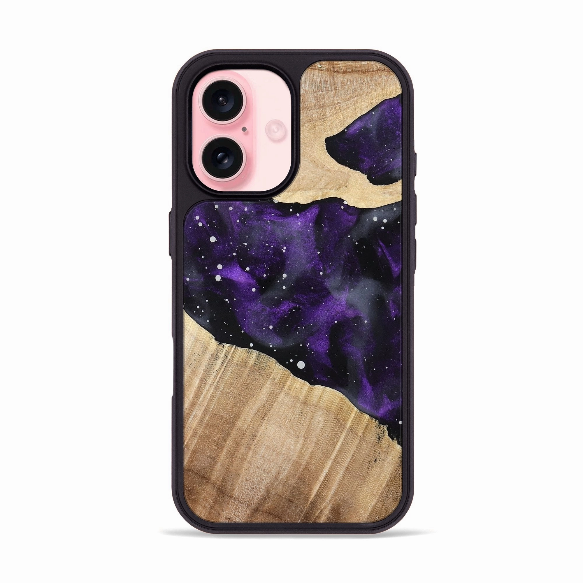 Anti Reflection Coating Protective Layer Iphone 16 Wood Phone Case - Jericho (Cosmos, 777455)