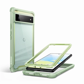 Smooth Touch Film Google Pixel 6 Ares Case-Green