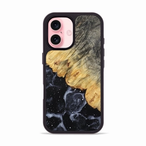 Anti Finger Smudge Iphone 16 Wood Phone Case - Tamatha (Cosmos, 780764)