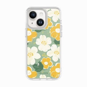 Fingerprint Resistant Screen Anti Finger Mark Iphone 14 Halo Magsafe Cute Phone Case - Spring Blooms