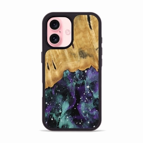Iphone 16 Wood Phone Case - Reba (Cosmos, 777953) Anti Reflection