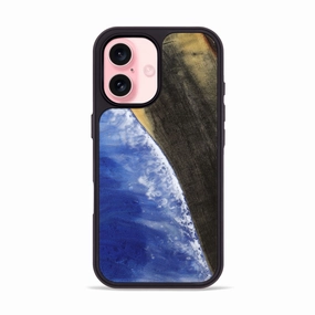 Iphone 16 Wood Phone Case - Toya (Coastal, 780276) Scratch Protection Anti Scratch Coating