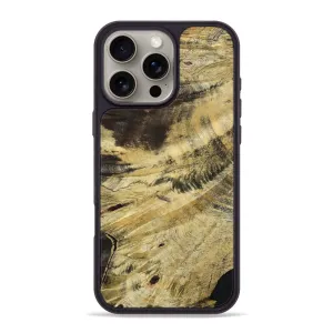 Iphone 16 Pro Max Wood Phone Case - Aliana (Wood Burl, 780914) Fingerprint Resistant Screen Anti Spy