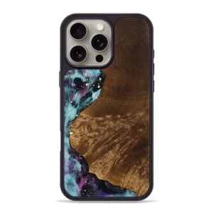 Iphone 16 Pro Max Wood Phone Case - Erykah (Cosmos, 781206) Fingerprint Shield Scratch Resistant Glass
