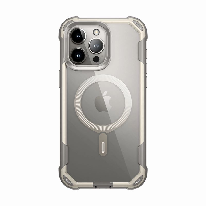 Impact Protection Drop Protection Iphone 15 Pro Max Ares Mag Case - Gray