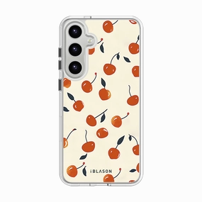 Ultra Thin Anti Spy Film Galaxy S23 Halo Magsafe Cute Phone Case - Sweet Cherries