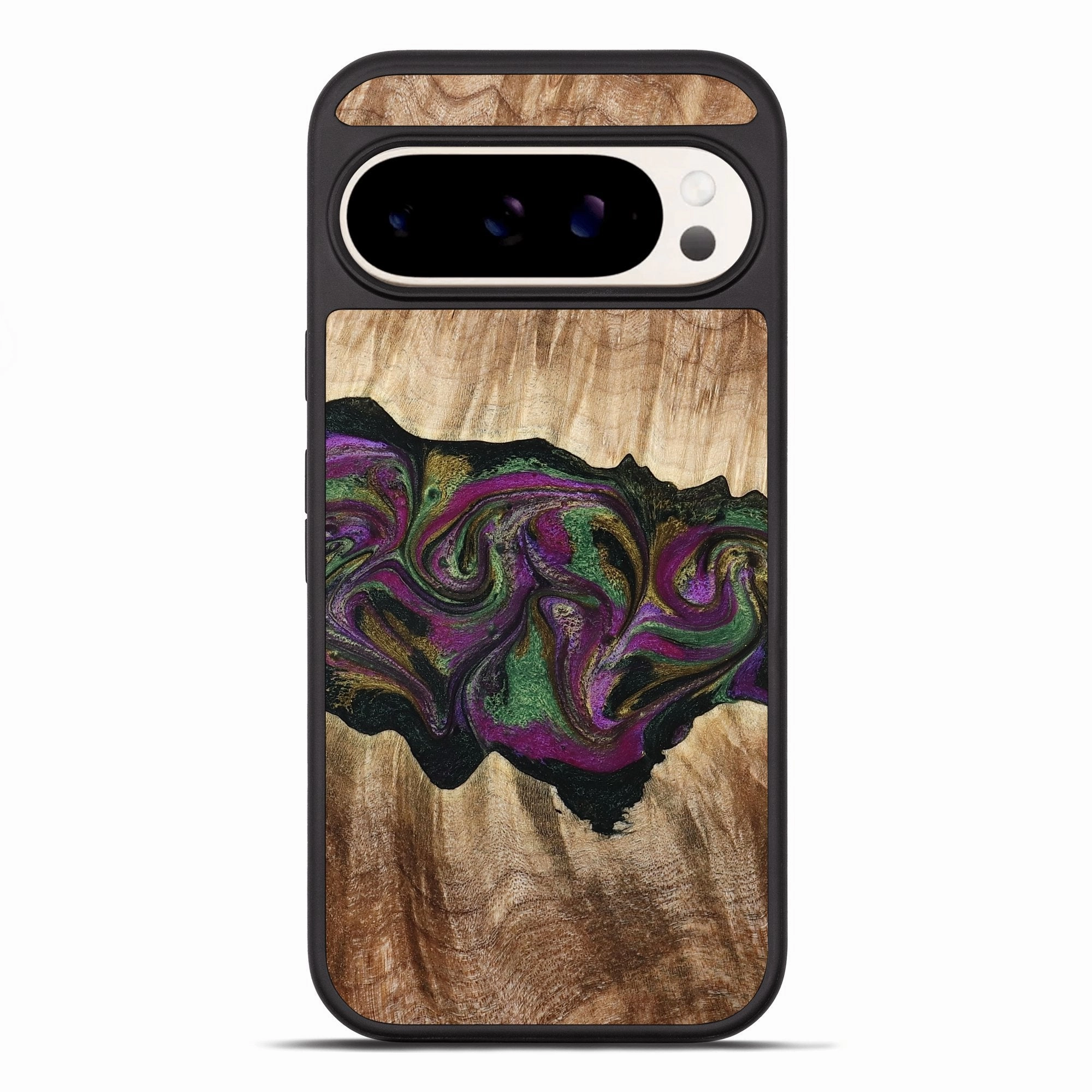 Ultra Clear Anti Finger Grease Pixel 10 Pro Xl Wood Phone Case - Corey (Purple, 776197)
