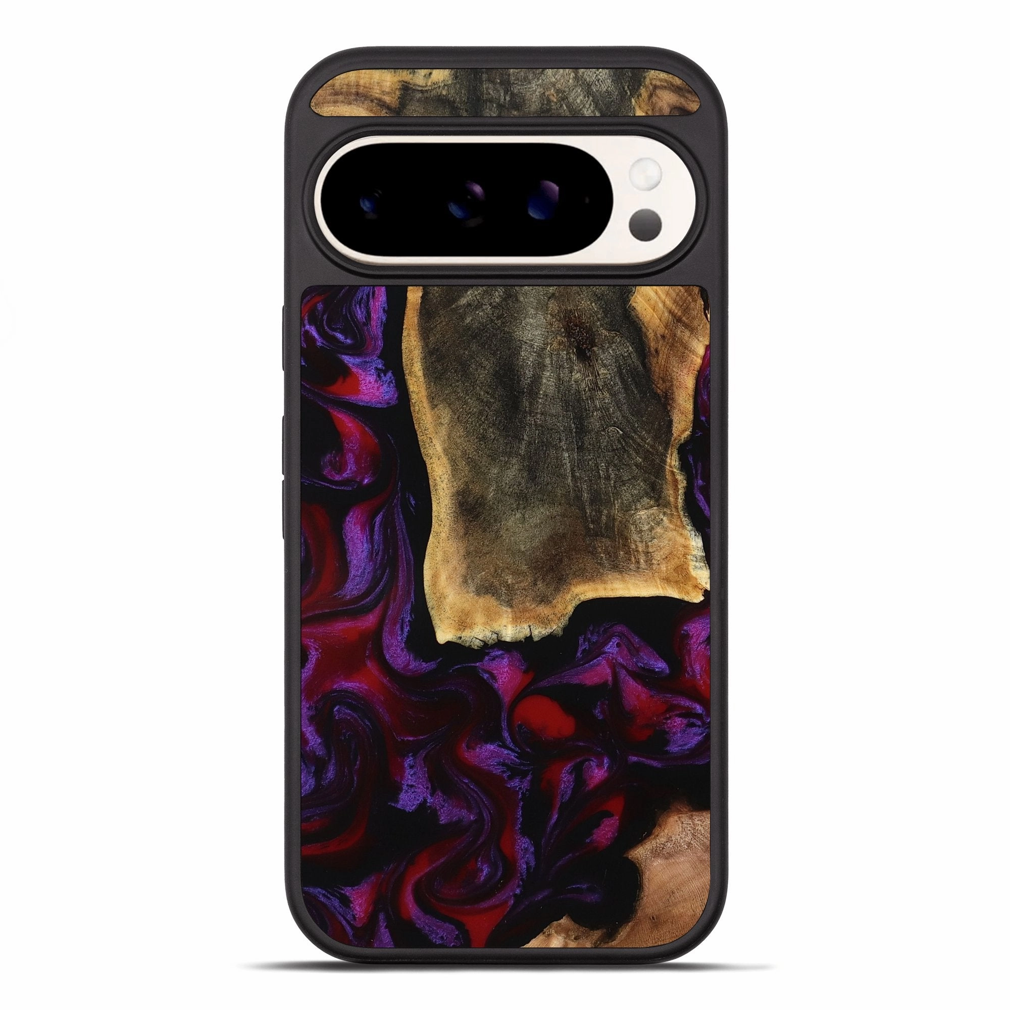 Pixel 10 Pro Xl Wood Phone Case - Susanne (Purple, 763994) Impact Resistant Anti Shock Screen