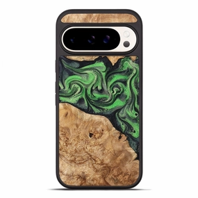 Pixel 10 Pro Xl Wood Phone Case - Eliel (Green, 777772) Anti Static Film