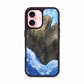 Anti Glare Iphone 16 Wood Phone Case - Dave (Coastal, 781859)