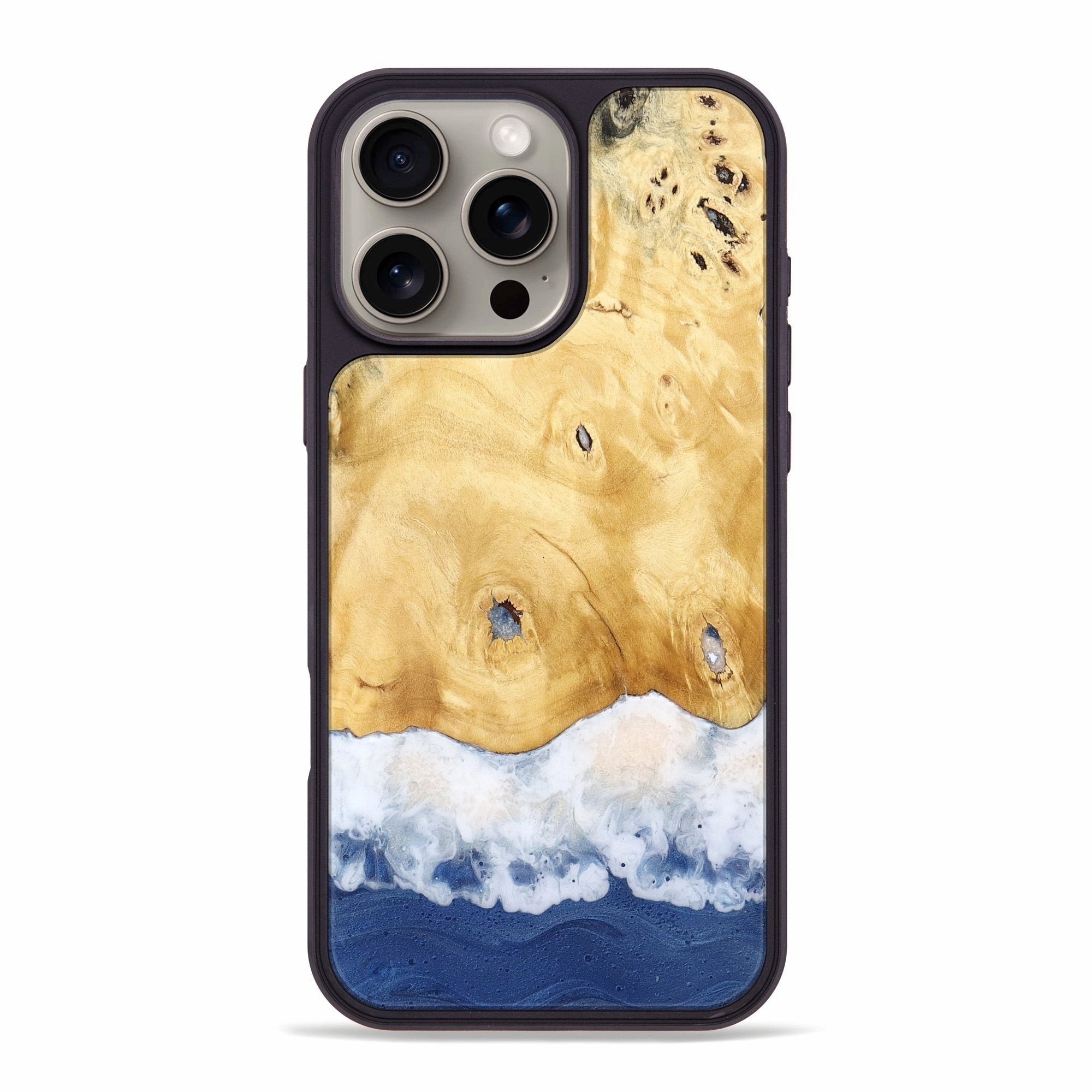 Iphone 16 Pro Max Wood Phone Case - January (Coastal, 774802) Ultra Thin Screen Defense