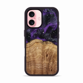 Iphone 16 Wood Phone Case - Juliet (Cosmos, 778858) Anti Scratch Shield Anti Reflection