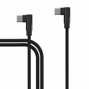 Stable Output Multi Function Adapter 90 Degree Right Angle Usb C To Usb C Cable Sync & Fast Charge Cable