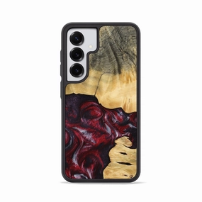 Dustproof Cover Galaxy S25 Wood Phone Case - Elyssa (Red, 765393)
