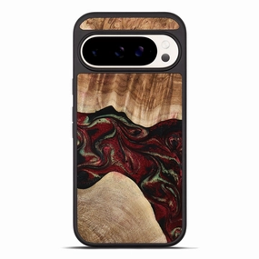 Pixel 10 Pro Xl Wood Phone Case - Eldora (Red, 777144) Protective Screen