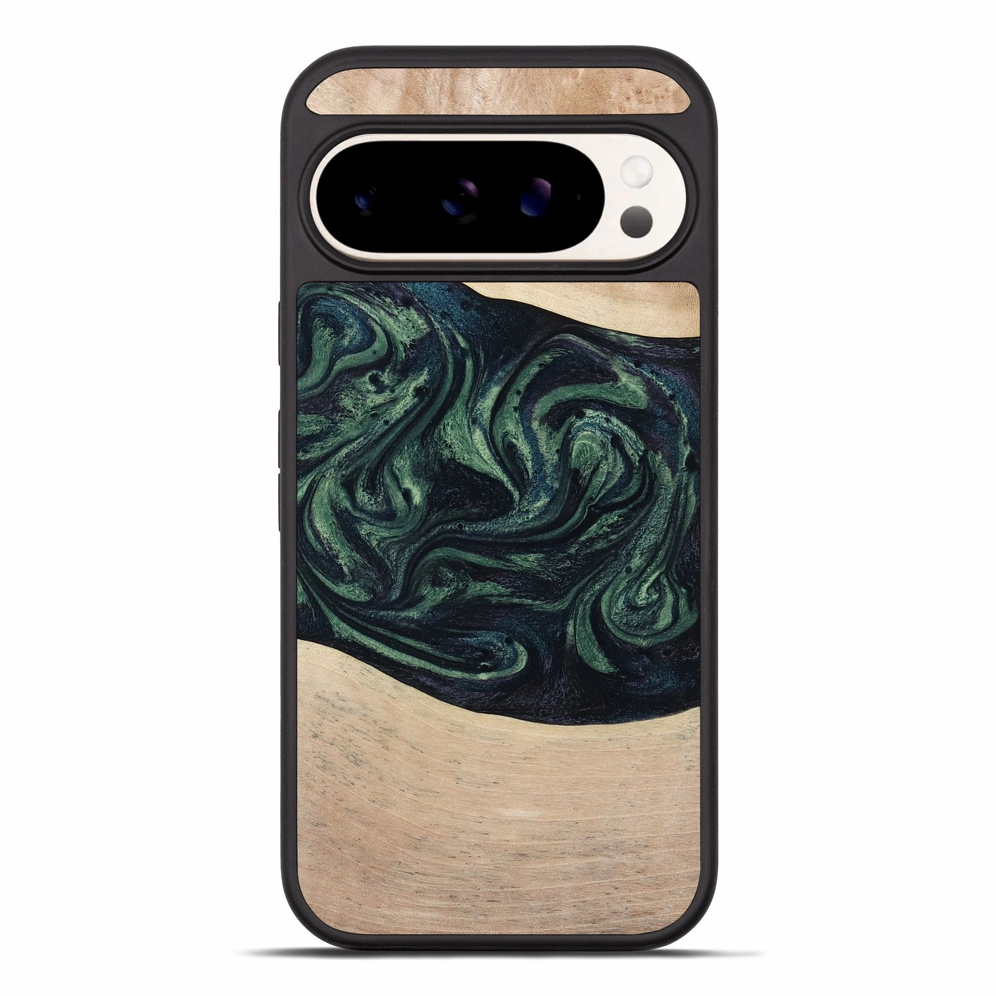 Smooth Surface HD Clarity Pixel 10 Pro Xl Wood Phone Case - Haylie (Green, 773401)
