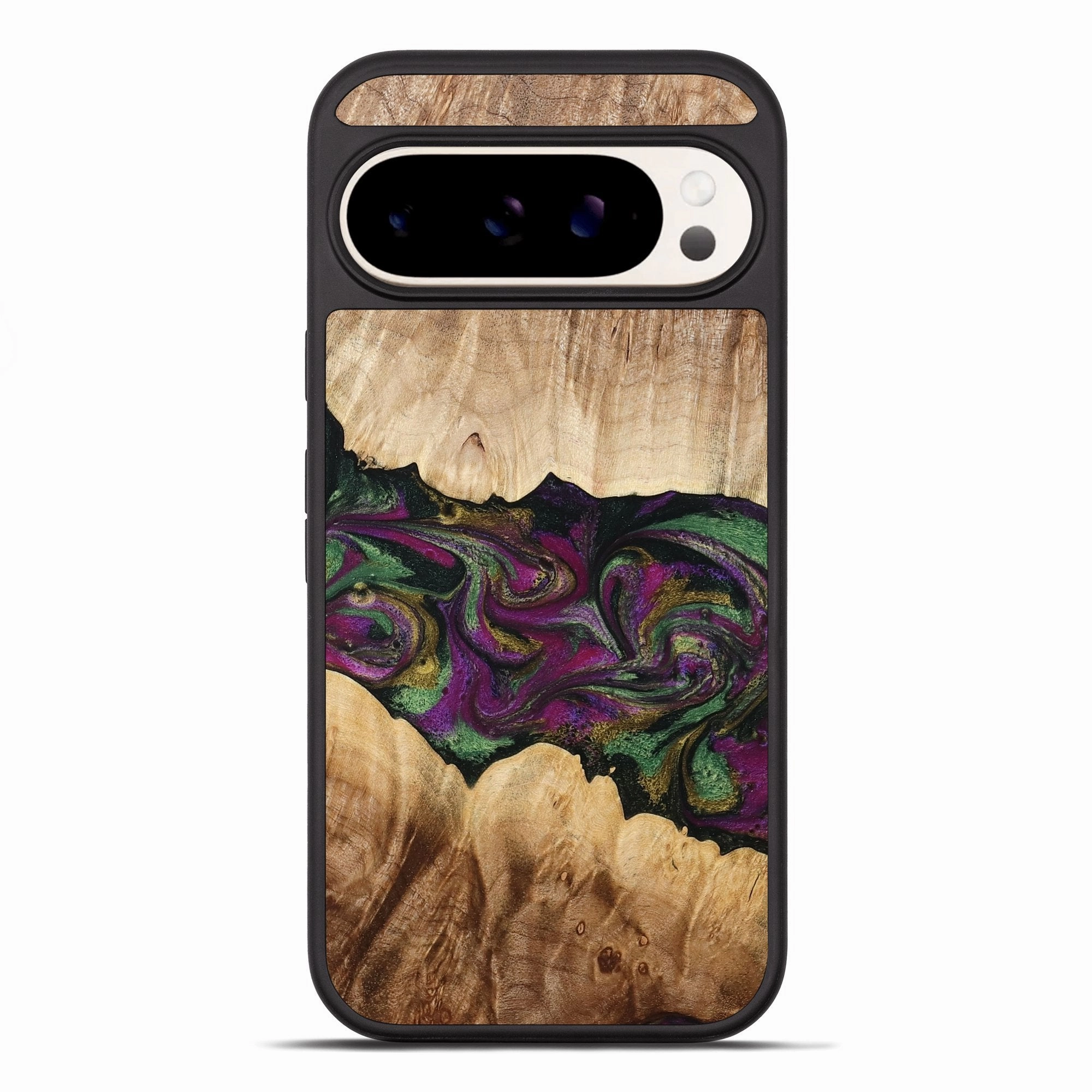 Scratch Resistant Coating Pixel 10 Pro Xl Wood Phone Case - Makayla (Purple, 775383)