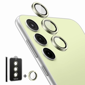 Tempered Glass Camera Lens Protector For Galaxy S23/S23 Plus-Mint Green Case Friendly Impact Resistant